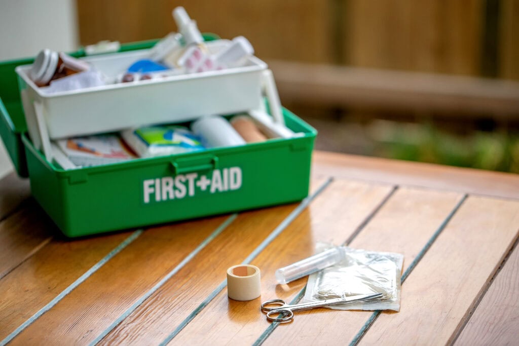 RV first-aid kit