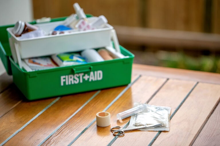 RV first-aid kit
